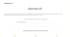 Desktop Screenshot of dasrote.ch