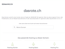 Tablet Screenshot of dasrote.ch